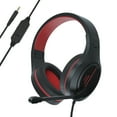 thumbnail image 1 of Anivia PC Computer Headset, Headphones with Microphone Stereo Surround for PC MAC Laptop, Noise Cancelling Over Ear Wired Headset Compatible with PC Laptop-Black&Red（Ship from USA）, 1 of 6