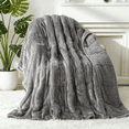 thumbnail image 1 of Anjee Weighted Blanket for Adults, Ultra Soft Fleece & Sherpa Reversible Heavy Blanket for Bedroom, Ideal for Restful Sleep, 15 lbs 60"x80" Gray, 1 of 10