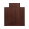 thumbnail image 1 of Anji Mountain 47" x 51" Bamboo Chair Mat for Carpet and Hard Floor, 12mm - Rectangular with Lip, Dark Cherry, 1 of 8