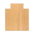 thumbnail image 1 of Anji Mountain 47" x 51" Bamboo Chair Mat for Carpet and Hard Floor, 12mm - Rectangular with Lip, Natural, 1 of 8