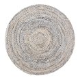 thumbnail image 1 of Janis Denim and Jute Blend Rug 4' Round, 1 of 5
