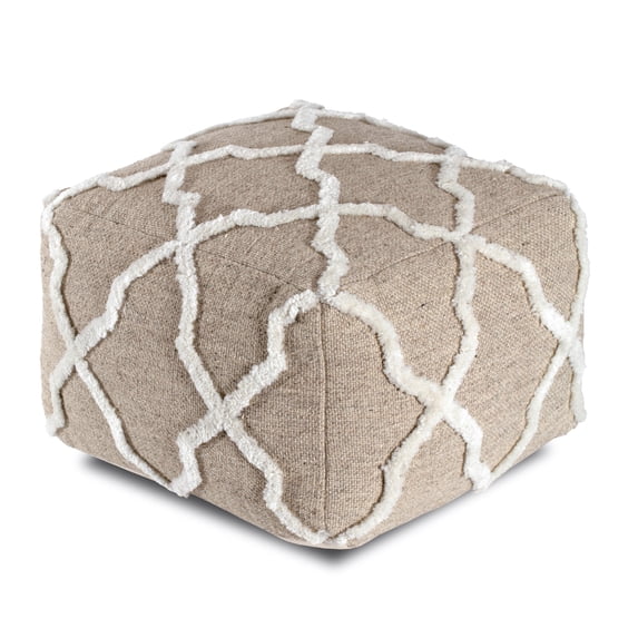 Anji Mountain B Sides Jute Pouf