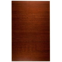 Anji Mountain Bamboo Deluxe Roll-Up Chairmat, No Lip-Color:Dark Cherry,Size:72"L x 48"W