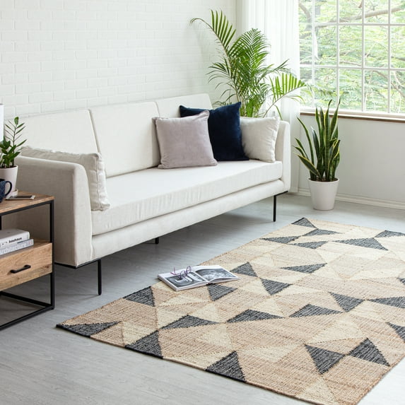 Anji Mountain Bohemian Hand-Made Area Rug, 96 in x 120 in