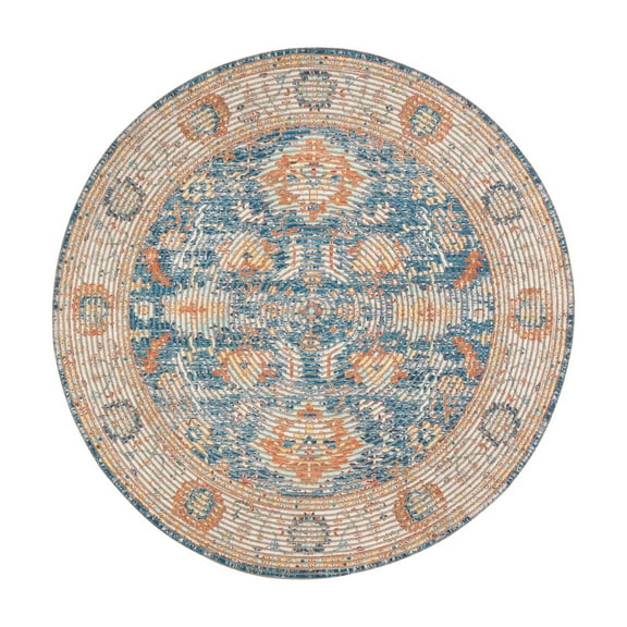 Anji Mountain Distressed Floral Indoor Area Rug