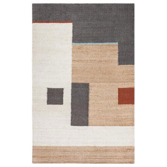 Anji Mountain Heera Abstract Jute Rug