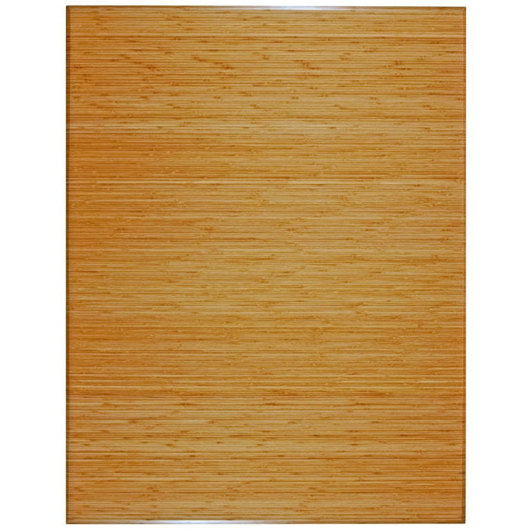 Anji Mountain Bamboo Tri-Fold Natural Chair Mat - Size: 47 x 60