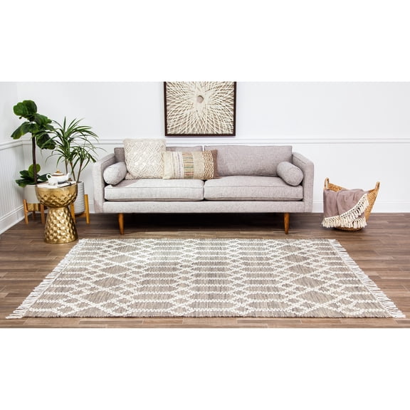 Anji Mountain Raani Jute and Wool Area Rug