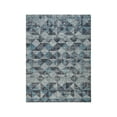 thumbnail image 1 of Anji Mountain Rug'd Tromso Carpet & Hard Floor Chair Mat 36" x 48" Blue/Black/Gray (AMB9035), 1 of 8