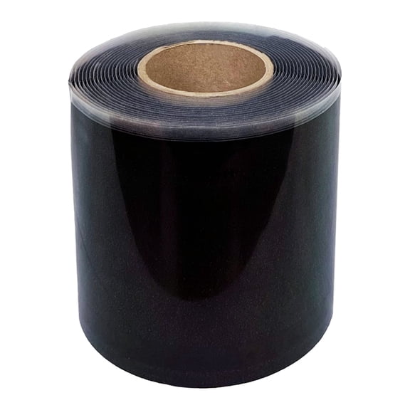Anjon EPDM Single-Sided Flashing Tape Roll, Black, 6 in x 100 ft