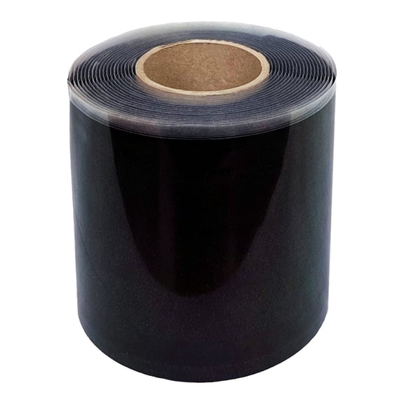 Anjon EPDM Single-Sided Flashing Tape Roll, Black, 6 in x 25 ft