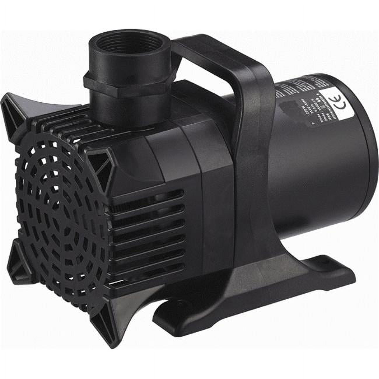 Black Hybrid Drive 3000 GPH Submersible Pond Pump