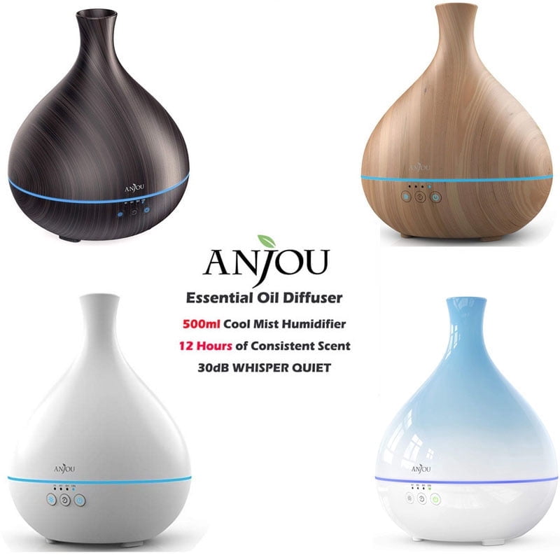 Anjou AD012 500ml Cool Mist Humidifier Aromatherapy Diffuser DI61_B ...