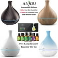 thumbnail image 1 of Anjou AD012 500ml Cool Mist Humidifier Aromatherapy Diffuser with Free Oil DI61_W, 1 of 9