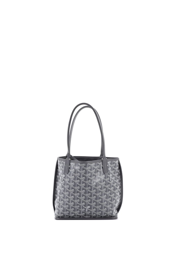 Pre-Owned Anjou Reversible Tote Coated Canvas Mini By Rebag