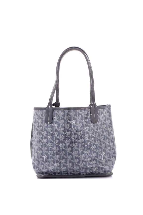 Anjou Reversible Tote Coated Canvas Mini By Rebag