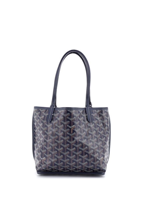 Anjou Reversible Tote Coated Canvas Mini By Rebag