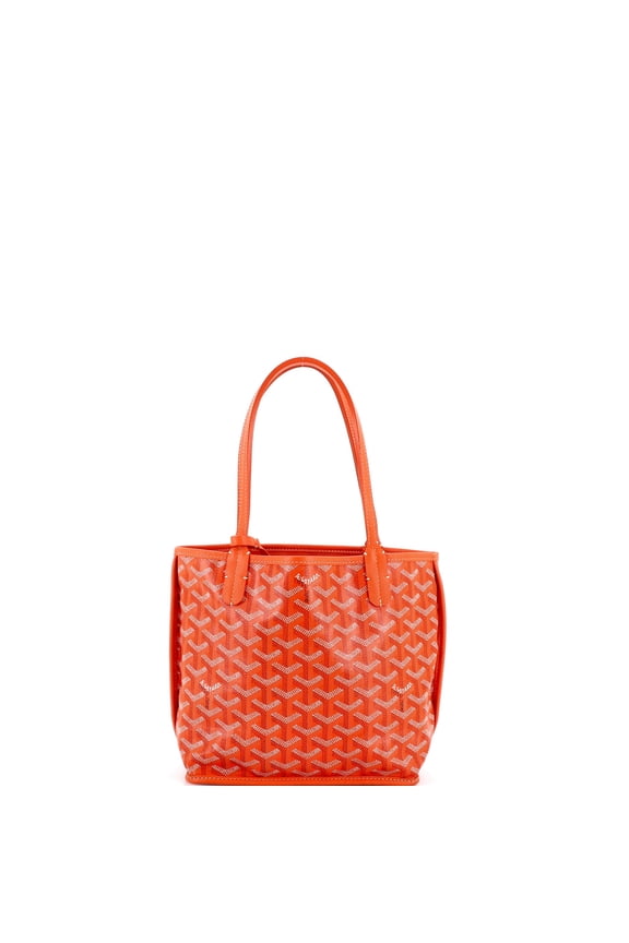 Anjou Reversible Tote Coated Canvas Mini By Rebag