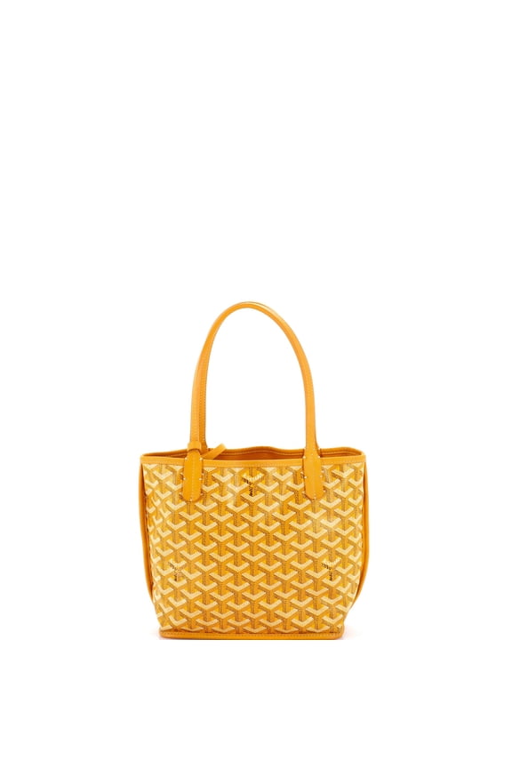 Anjou Reversible Tote Coated Canvas Mini By Rebag