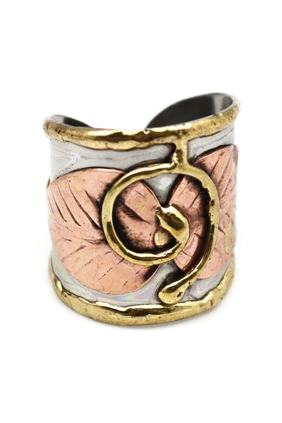 Anju R048 Janya Mixed Metal Ring