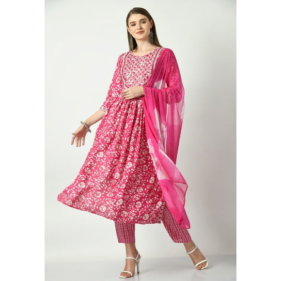 AnjuShree Choice Women Indian Kurtis set for women with dupatta tunic