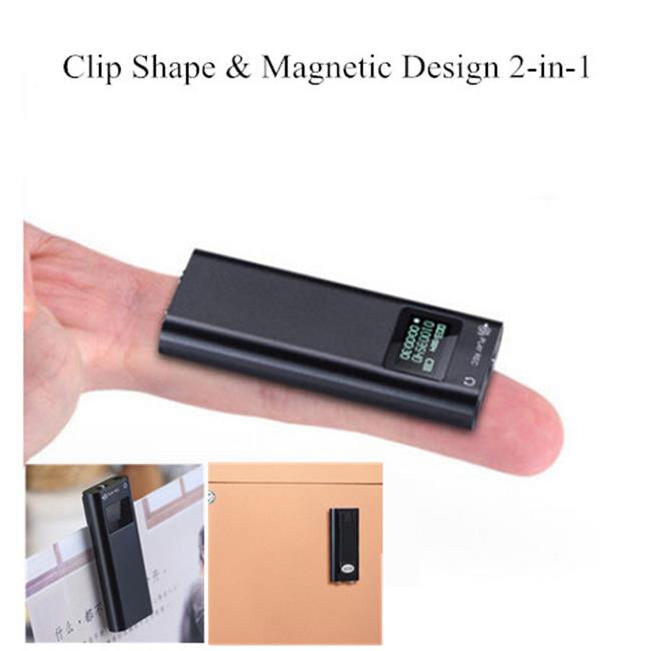 Ankaka A50717 16GB Clip Shaped & Designed Voice Recorder with