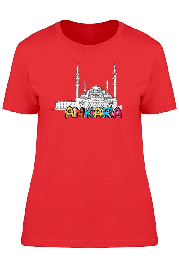 Ankara B&W Landscape T-Shirt Women -Image by Shutterstock, Female Small