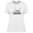 thumbnail image 1 of Ankara B&W Landscape Tee Women's -Image by Shutterstock, 1 of 2