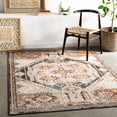 thumbnail image 1 of Ankara Charcoal 7'10" x 10'3" Traditional Rectangle Area Rug, 1 of 6