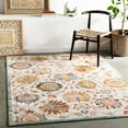 thumbnail image 1 of Ankara Ivory 6'7" x 9' Traditional Rectangle Area Rug, 1 of 6