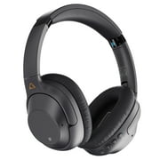 Ankbit E500Pro Noise Cancelling Headphones, Wireless Bluetooth Over Ear Headphones, 60 Hrs Playtime Hi-Fi Stereo Built-in Mic, for Home/Office/Travel/TV - Black