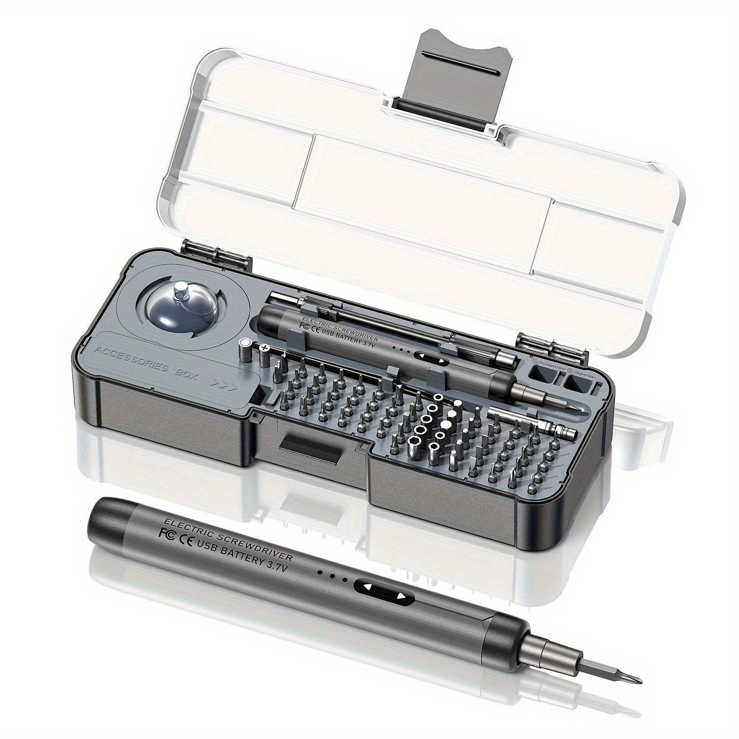 Ankedo Mini Electric Screwdriver, Precision Screwdriver Set Cordless Screwdriver Rechargeable 88 In 1 Magnetic Bit Repair Tech Tool Kit for PC Phone Laptop Camera RC Car Watch
