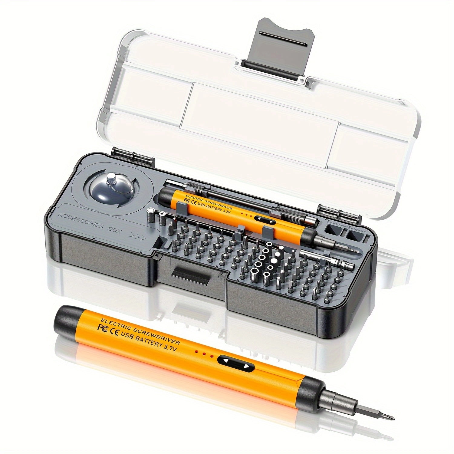 Ankedo Mini Electric Screwdriver, Precision Screwdriver Set Cordless Screwdriver Rechargeable 88 In 1 Magnetic Bit Repair Tech Tool Kit for PC Phone Laptop Camera RC Car Watch