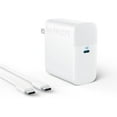 thumbnail image 1 of Anker 100W USB C Charger, Compact and Foldable Travel Charger for MacBook Pro, MacBook Air, Samsung Galaxy, iPad Pro, and All USB C Devices, 5 ft USB C to USB C Cable Included, 1 of 7