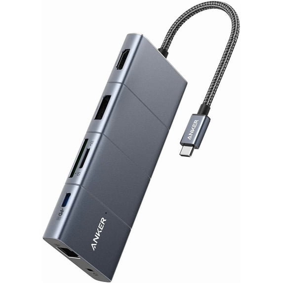 Anker 11-Ports USB-A 3.0 Hub with 100W Power Delivery and Ethernet Port