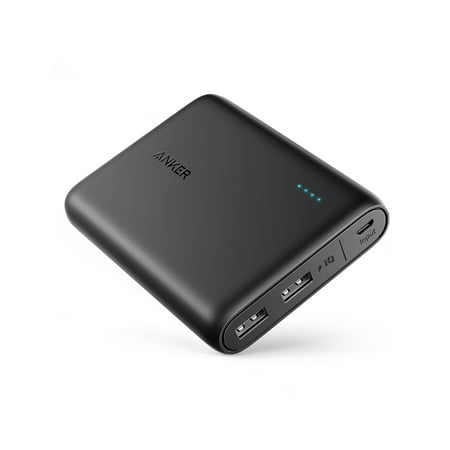Anker 13000mAh Portable Charger Dual USB Power Bank,PowerCore 13000,PowerIQ Charging|Black