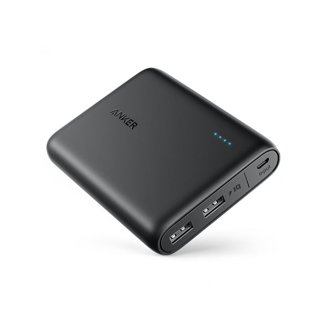 Anker 13,000mAh PowerCore  Connectors: Two high speed USB ports