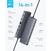 Anker 14 in 1 USB C Docking Station,USB C Hub Triple Display