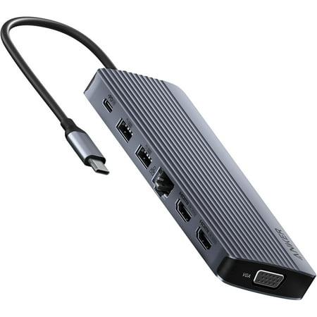 Anker USB-C Hub (14-in-1, Triple Display) - Gray
