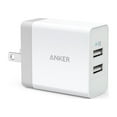 thumbnail image 1 of Anker 24W Dual USB-A Wall Charger (2-Port) Fast Charger, 1 of 5