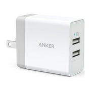Anker 24W Dual USB-A Wall Charger (2-Port) Fast Charger
