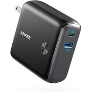 Anker 20W USB-C Portable Charger 10000mAh 2-in-1 with Power Delivery Wall Charger, PowerCore Fusion 10000,Black