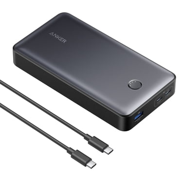 Anker Portable Charger, 24,000mAh 65W Power Bank, 537 Power Bank (PowerCore 24K for Laptop), for MacBook Pro, Dell XPS, Surface, iPad Pro, iPhone 14 Pro, Apple Watch Series 5, and More
