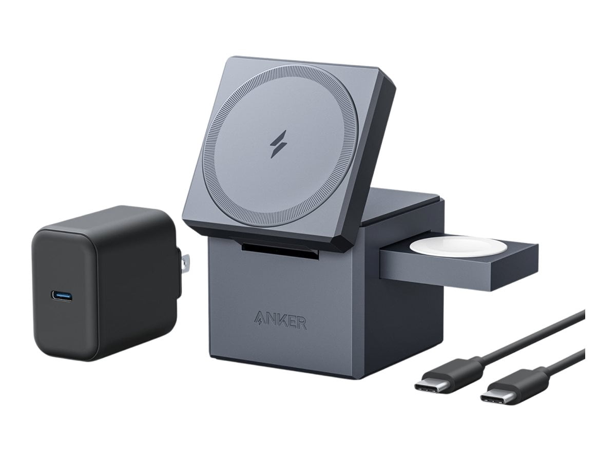 ANKER Power Charging Fast 3-IN-1 Cube with MagSafe 1 EA ANKER Power Charging Fast 3-IN-1 Cube with MagSafe 1 EA