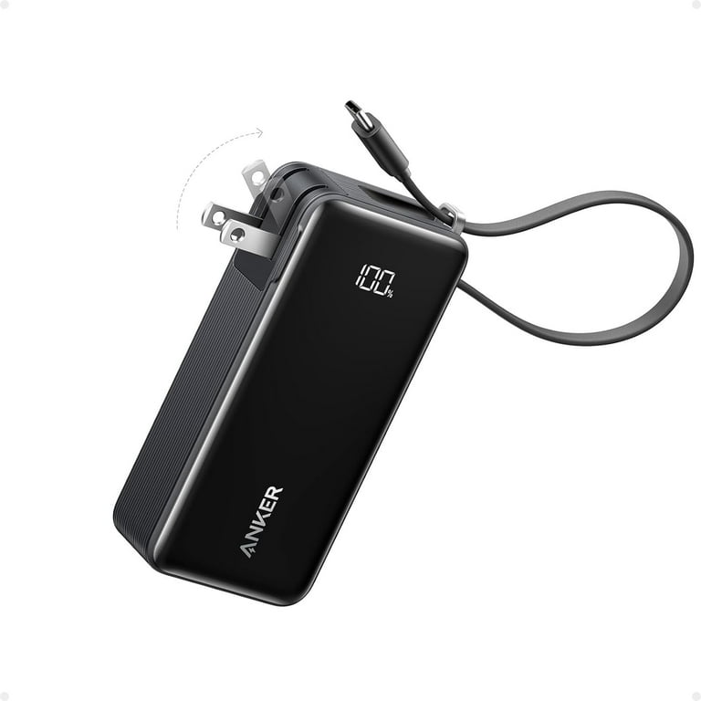 Anker 3-in-1 Portable iPhone Charger, 10,000mAh Power Bank