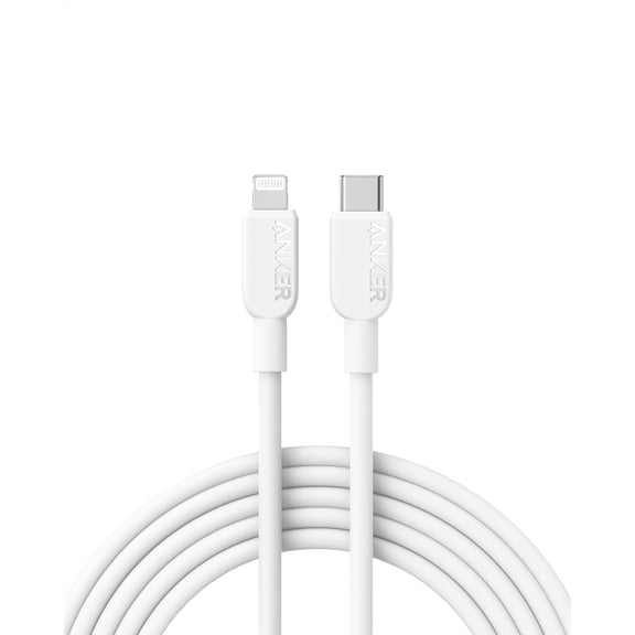 Anker USB C to Lightning Cable(10FT,White)
