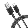 thumbnail interactive-video image 1 of Anker Braided USB-A to USB-C Cable, 6 ft, Black, 1 of 8