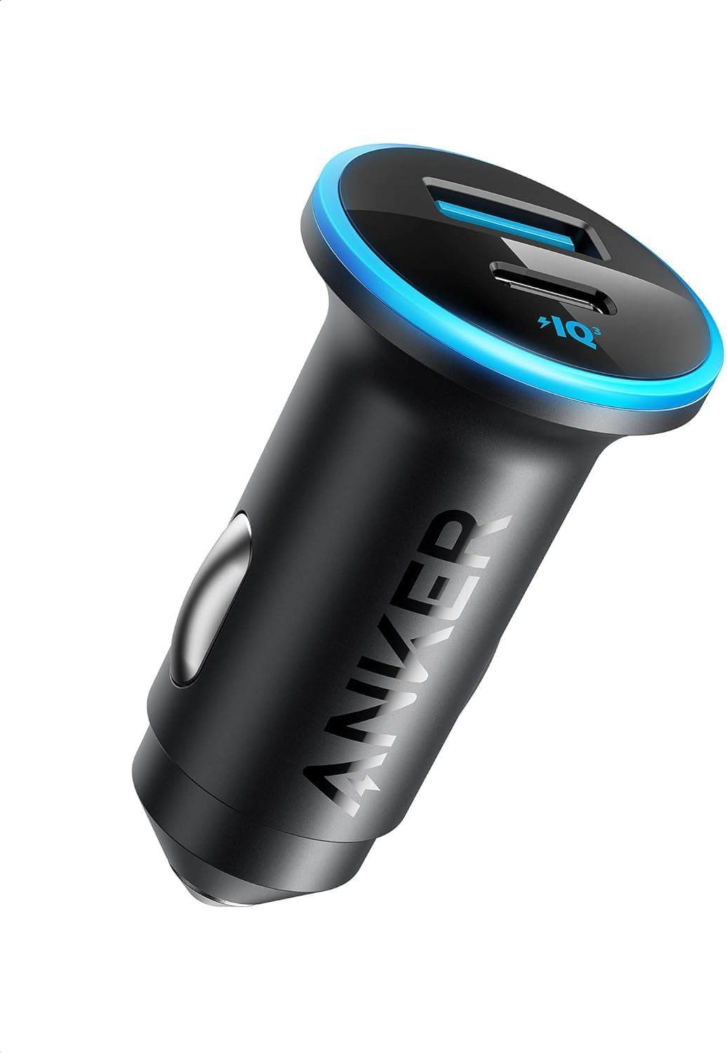 Anker 323 USBC Car Charger Adapter, 52.5W Cigarette Lighter Charger with 30W PowerIQ 3.0 Fast Charging for iPhone 17/16/15/14/13/12 Series, Galaxy S25/24, Pixel