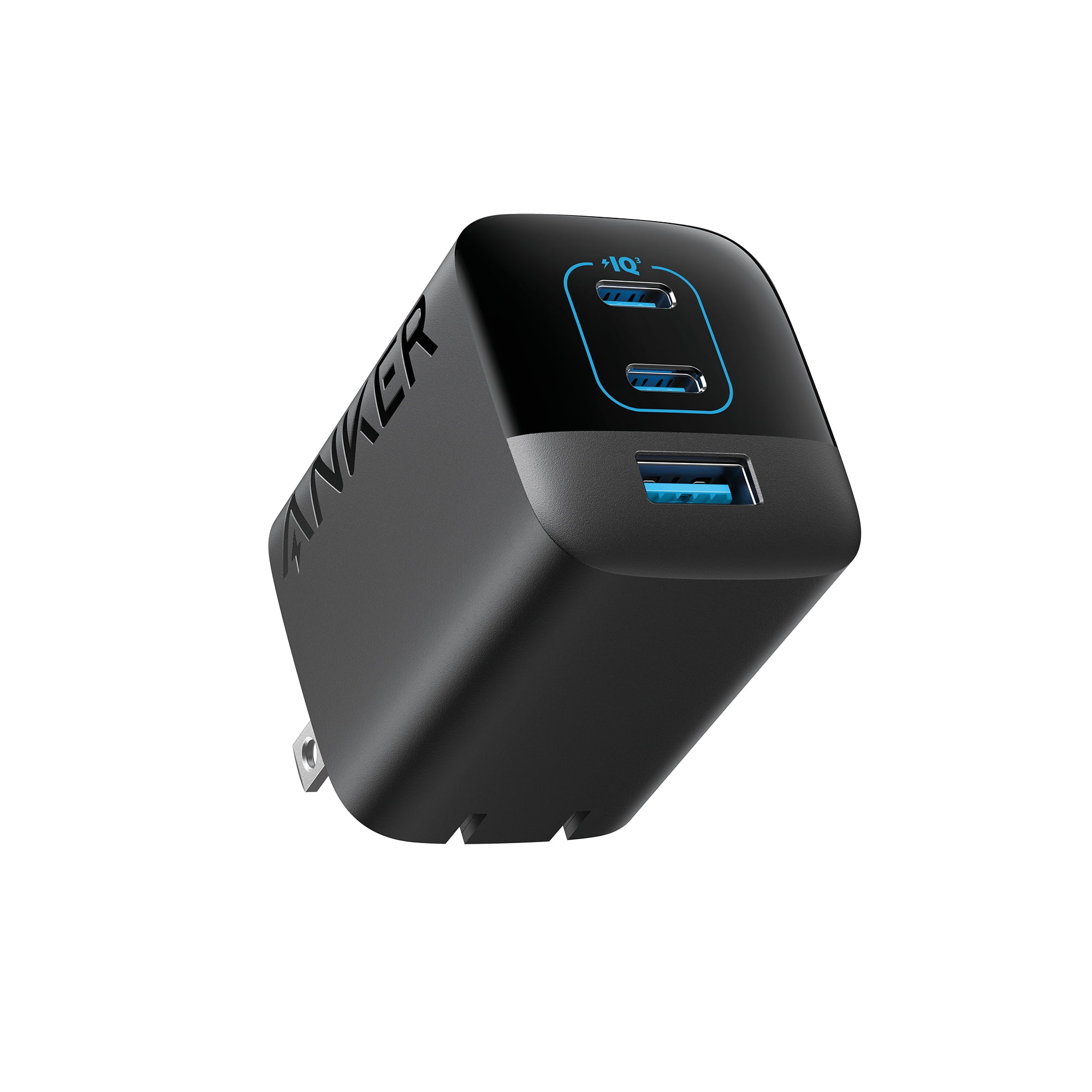 Anker 67W 3-Port Wall Charger (2 USB-C + 1 USB-A), Power Delivery Fast Charger