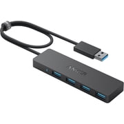 Anker 4-Port USB 3.0 Data Hub Adapter Ultra-Slim Splitter with 2 ft Cable